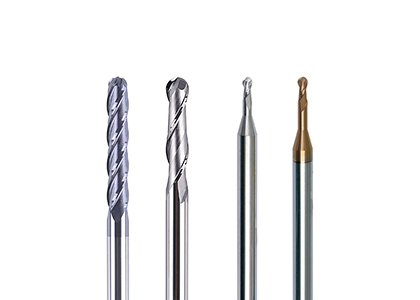 Long Neck & Long Flute micro ball nose end mills