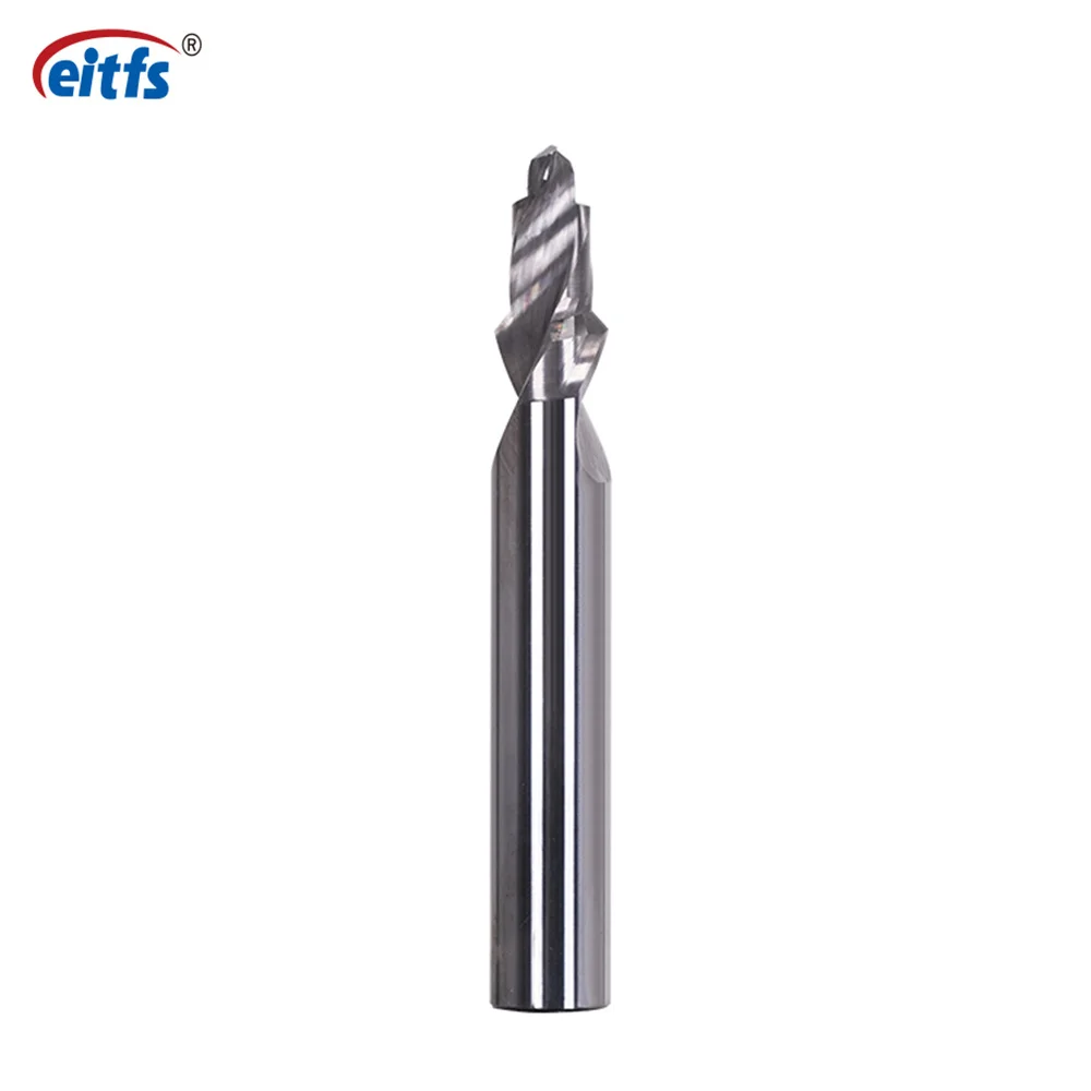 Eitfs Carbide Spot Drill Bit 120° TIALN/ALTIN Coating For High Hardness Metal Or Quenching Material