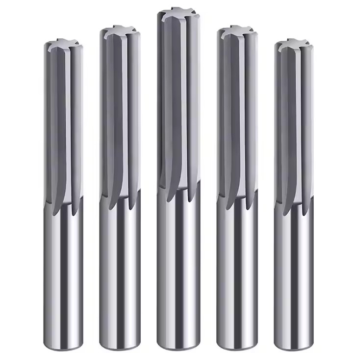 Eitfs 30HRC 45HRC 55HRC Carbide Spiral Reamer For Hardened steel Aluminum
