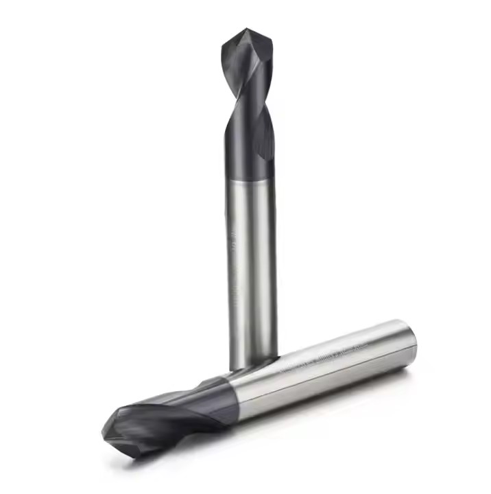 Eitfs Carbide Spot Drill Bit 90° TIALN/ALTIN Coating For High Hardness Metal Or Quenching Material